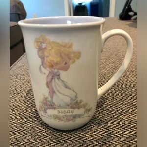 Vintage 1989 Precious Moments “Susan” Ceramic Cup